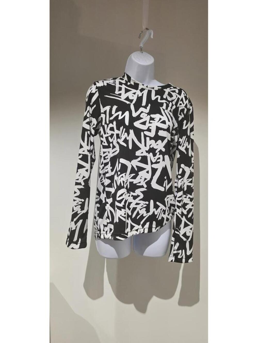 Comme Des GARÇONS Long Sleeve Graphic T-Shirt Black Size. L